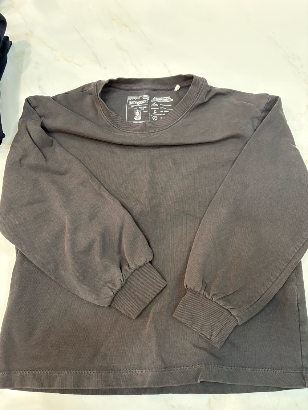 Patagonia Crewneck Shirt in Charcoal Gray